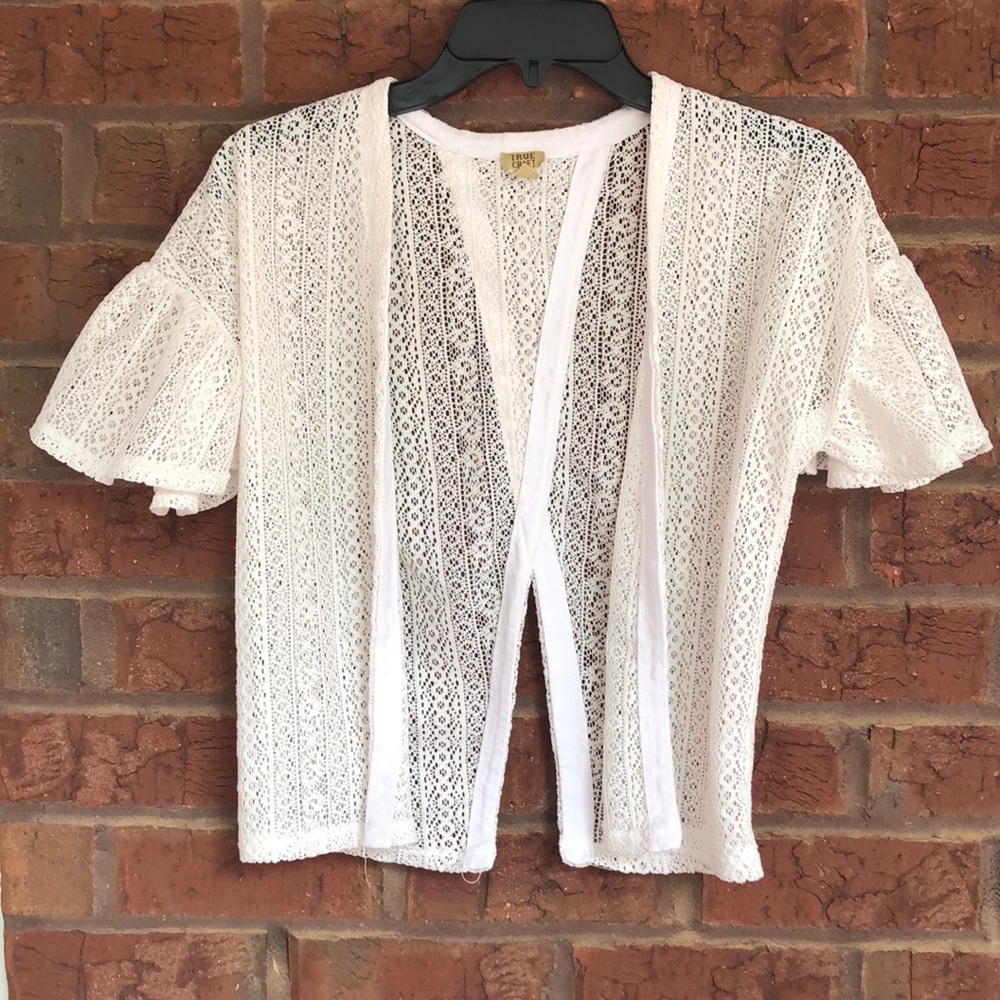 Cream cardigan